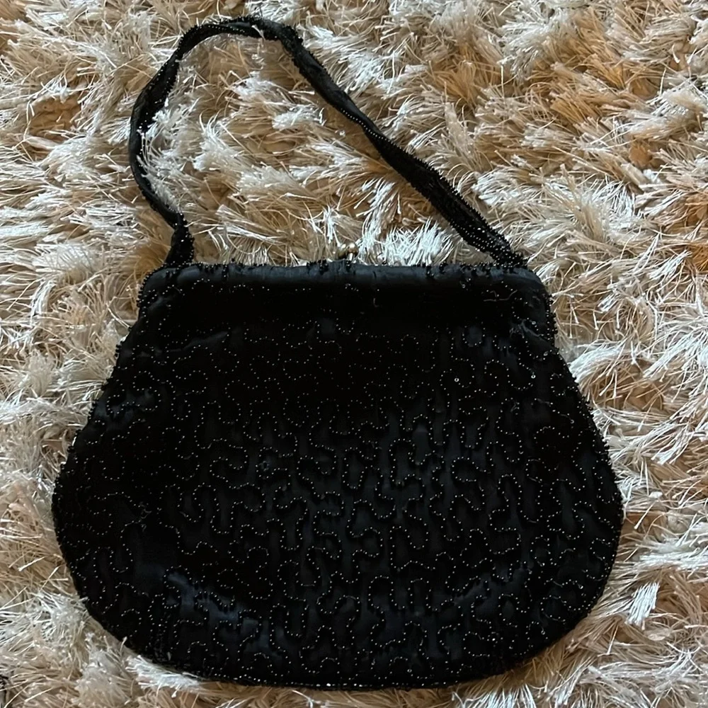 lVintage Small Beaded Purse - Picture 2 of 7